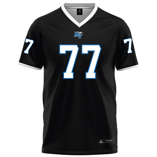 MTSU - NCAA Football : Keylan Rutledge - Black Football Jersey