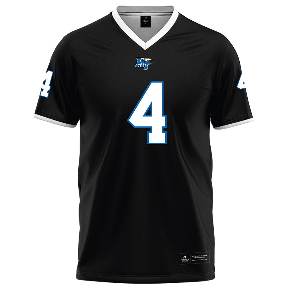 MTSU - NCAA Football : James Monds III - Black Football Jersey