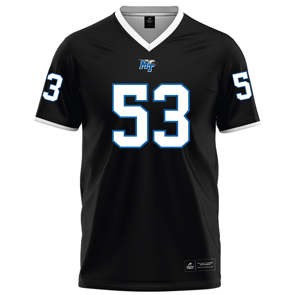 MTSU - NCAA Football : Roman Jones - Black Football Jersey-0