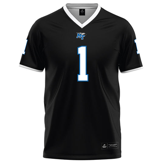 MTSU - NCAA Football : Omari Kelly - Black Football Jersey