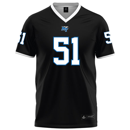 MTSU - NCAA Football : Amarrien Bailey - Black Football Jersey-0