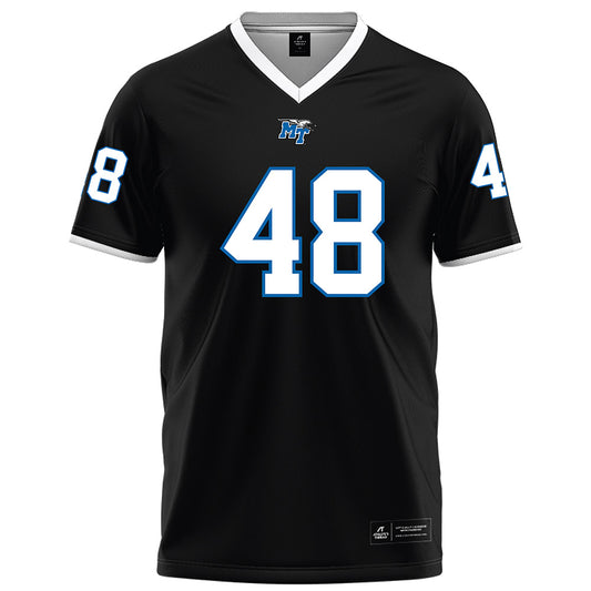 MTSU - NCAA Football : Andrew Cross-Adams - Black Football Jersey-0