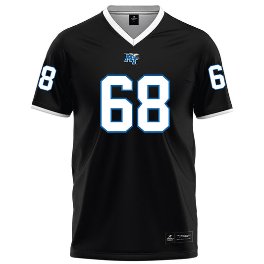 MTSU - NCAA Football : Jason Overton - Black Football Jersey