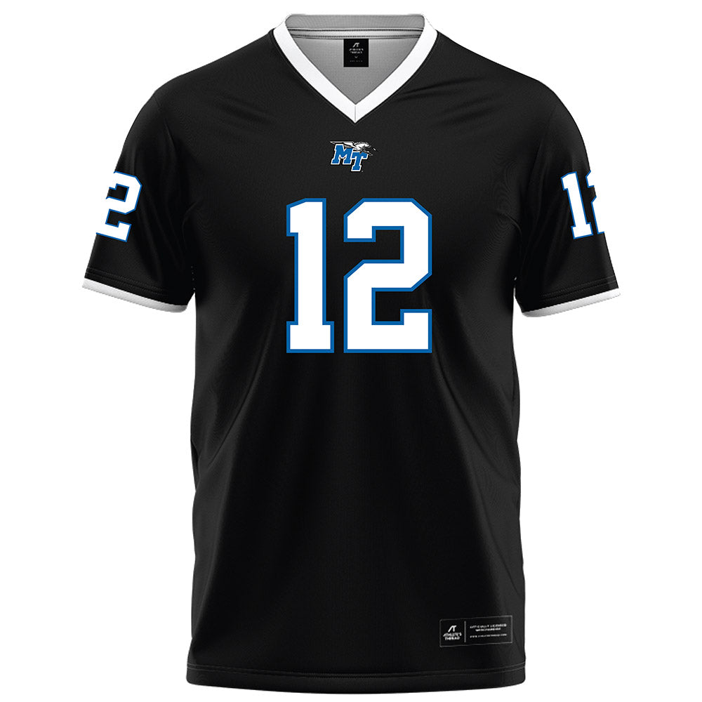 MTSU - NCAA Football : Peter Grandjean - Black Football Jersey-0