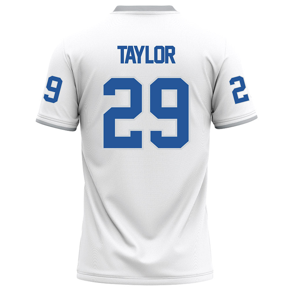 MTSU - NCAA Football : Dominic Taylor - White Football Jersey-1