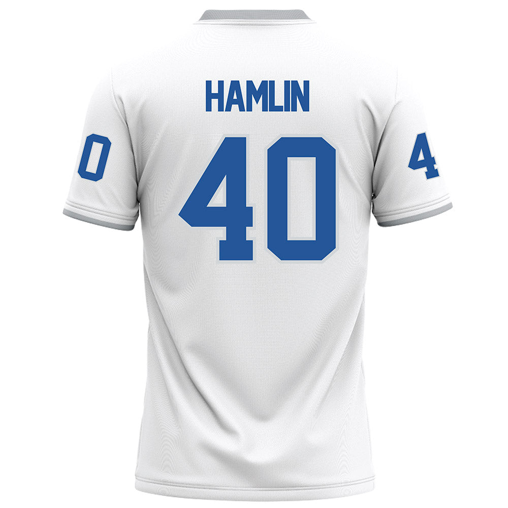 MTSU - NCAA Football : Henry Hamlin - White Football Jersey-1
