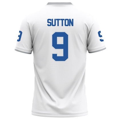 MTSU - NCAA Football : Hayes Sutton - White Football Jersey