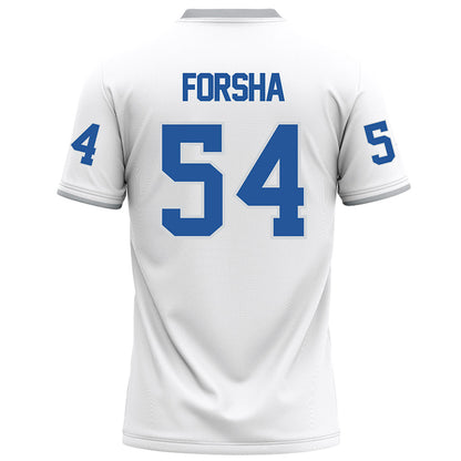 MTSU - NCAA Football : Nolan Forsha - White Football Jersey