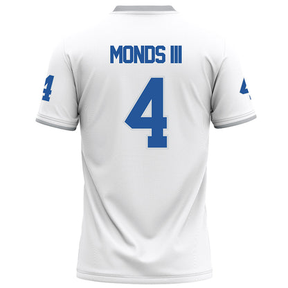 MTSU - NCAA Football : James Monds III - White Football Jersey