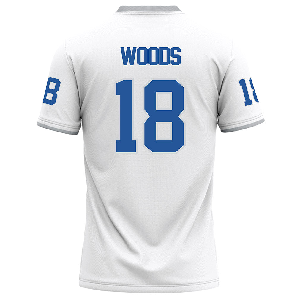 MTSU - NCAA Football : Kalen Woods - White Football Jersey-1