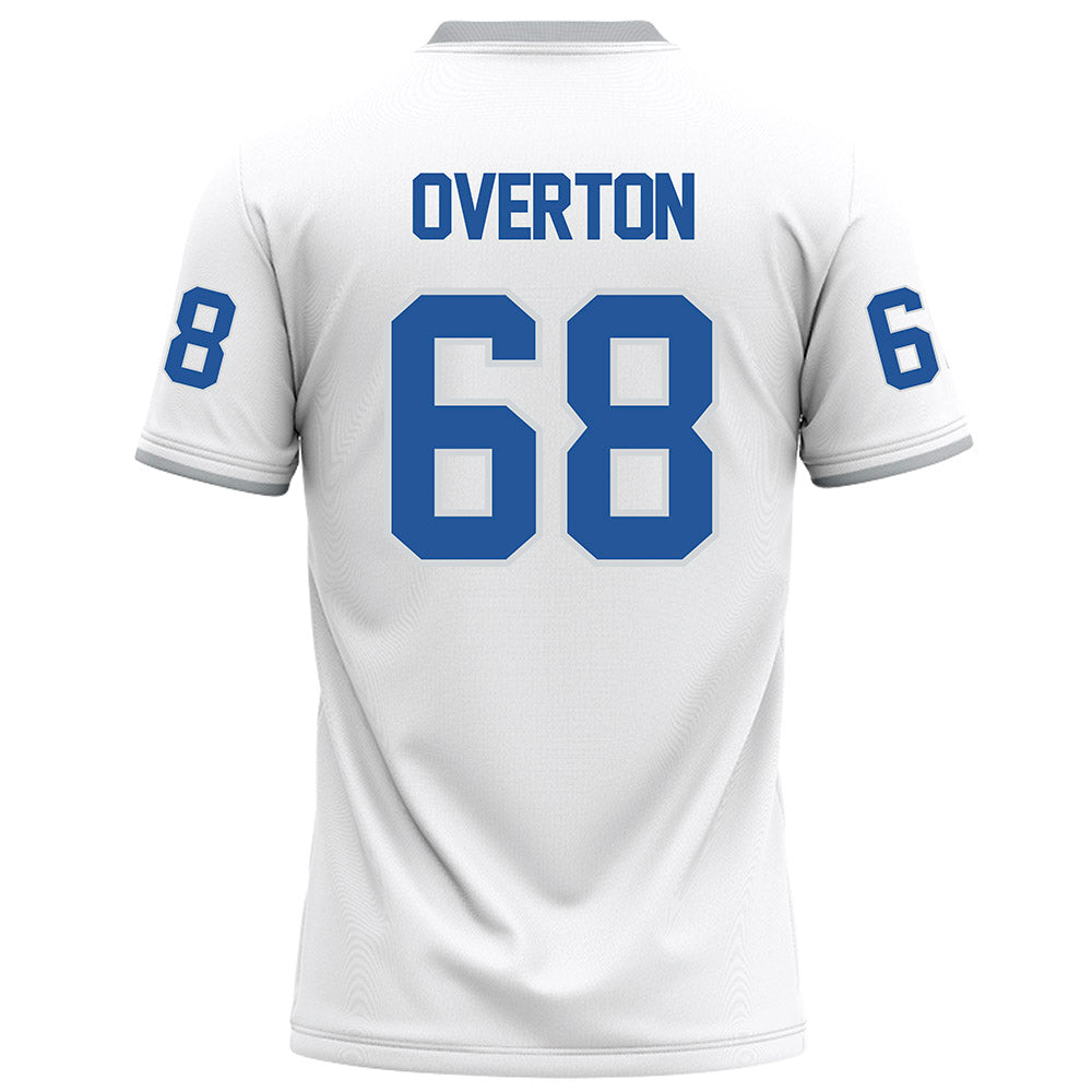 MTSU - NCAA Football : Jason Overton - White Football Jersey