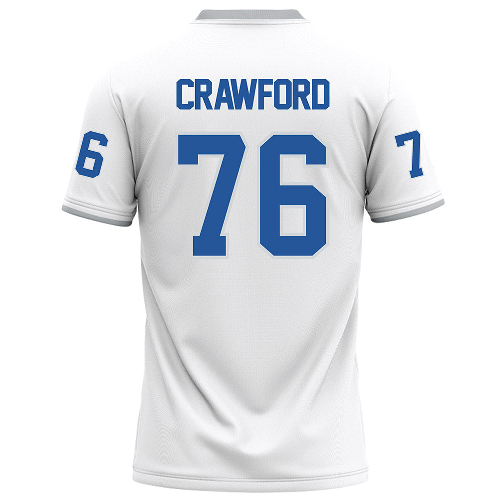 MTSU - NCAA Football : Shamar Crawford - White Football Jersey