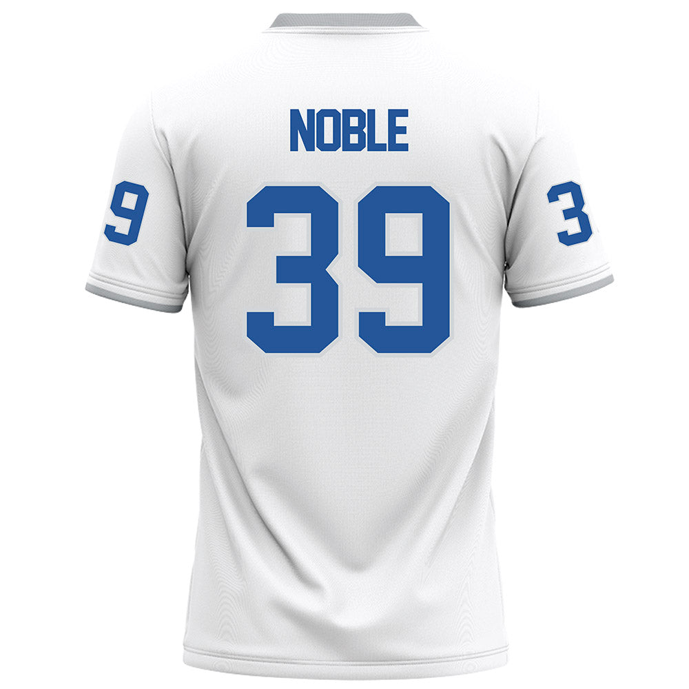MTSU - NCAA Football : Christofer Noble - White Football Jersey-1