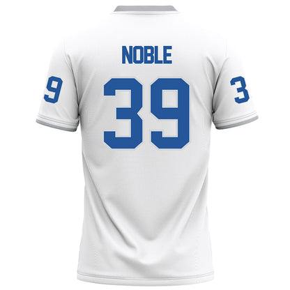 MTSU - NCAA Football : Christofer Noble - White Football Jersey-1