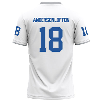 MTSU - NCAA Football : Stanley Anderson-Lofton - White Football Jersey-1