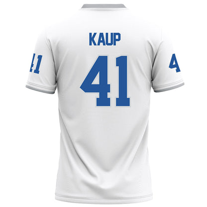 MTSU - NCAA Football : Christopher Kaup - White Football Jersey-1