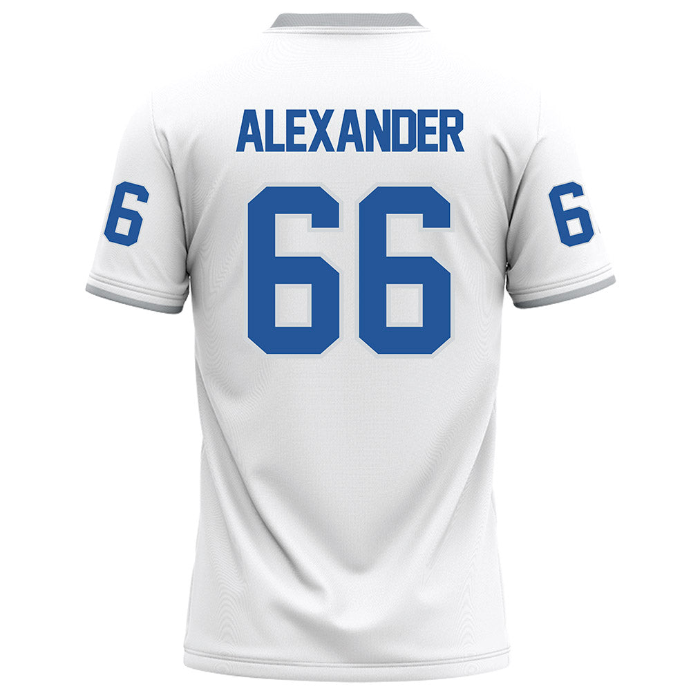 MTSU - NCAA Football : Aaren Alexander - White Football Jersey-1