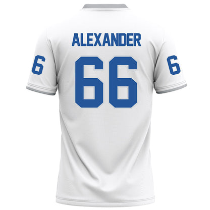 MTSU - NCAA Football : Aaren Alexander - White Football Jersey-1