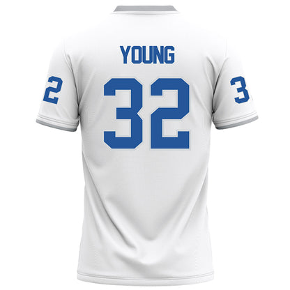 MTSU - NCAA Football : Alan Young - White Football Jersey