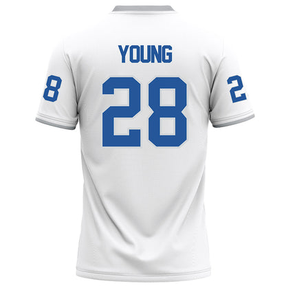 MTSU - NCAA Football : Alan Young - White Football Jersey-1