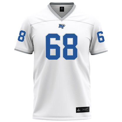 MTSU - NCAA Football : Jason Overton - White Football Jersey