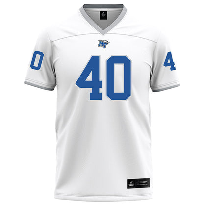 MTSU - NCAA Football : Henry Hamlin - White Football Jersey-0
