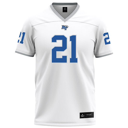 MTSU - NCAA Football : Abdul Muhammad - White Football Jersey