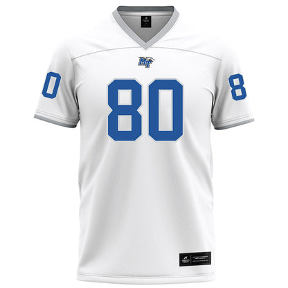 MTSU - NCAA Football : Zaidyn Moore - White Football Jersey-0