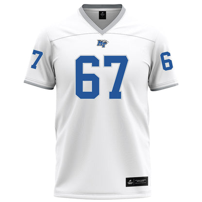 MTSU - NCAA Football : Archie Roseman V - White Football Jersey-0