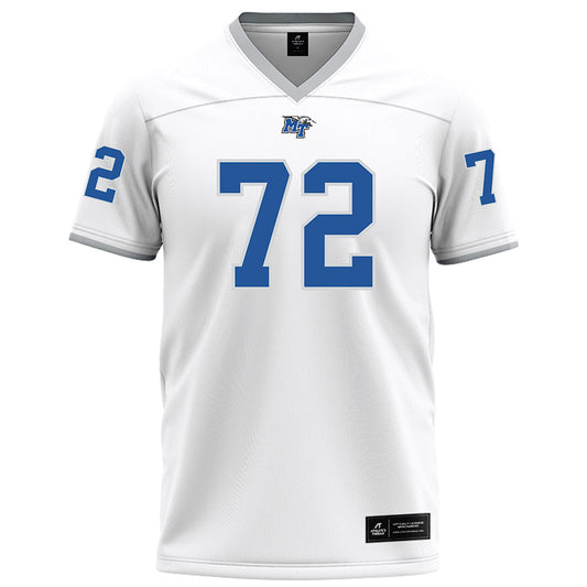 MTSU - NCAA Football : Jacob Otts - White Football Jersey-0