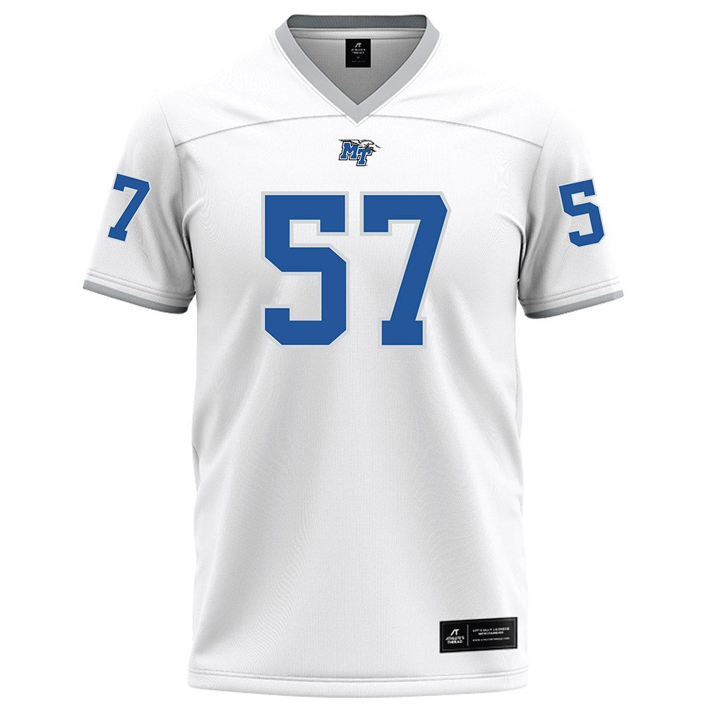 MTSU - NCAA Football : Bo Bryan - White Football Jersey-0