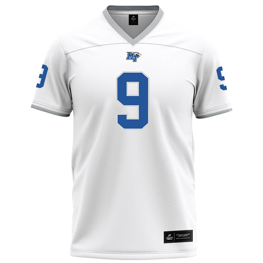 MTSU - NCAA Football : Jekail Middlebrook - White Football Jersey-0