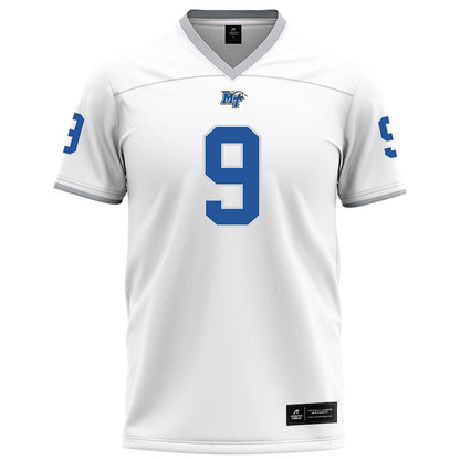 MTSU - NCAA Football : Jekail Middlebrook - White Football Jersey-0