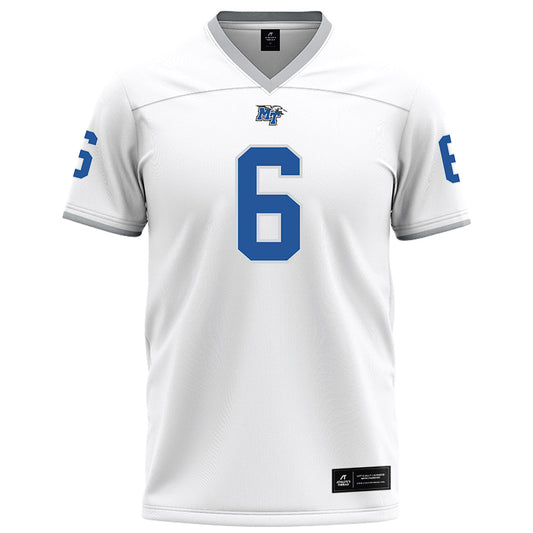 MTSU - NCAA Football : Antoine Jones - White Football Jersey-0
