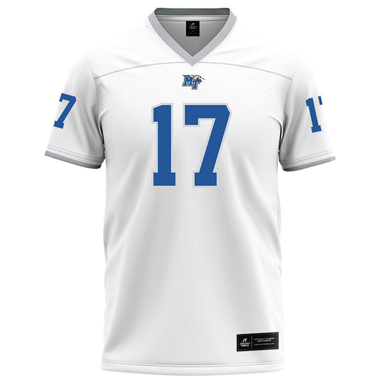 MTSU - NCAA Football : Gamarion Carter - White Football Jersey