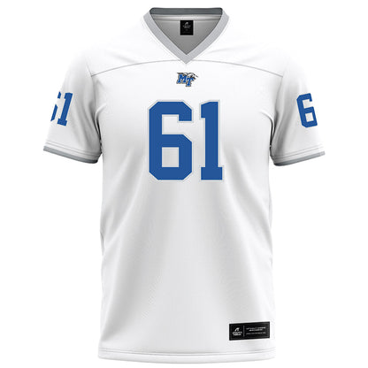 MTSU - NCAA Football : Otto Janse Van Rensburg - White Football Jersey-0