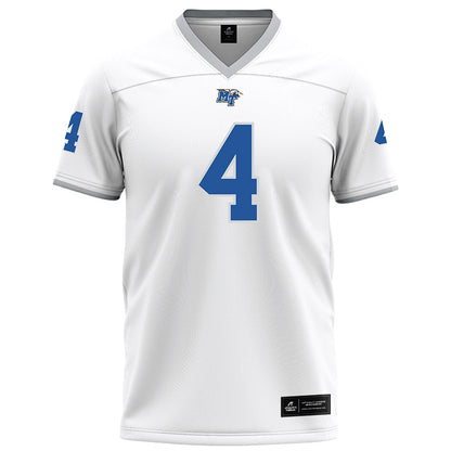 MTSU - NCAA Football : James Monds III - White Football Jersey