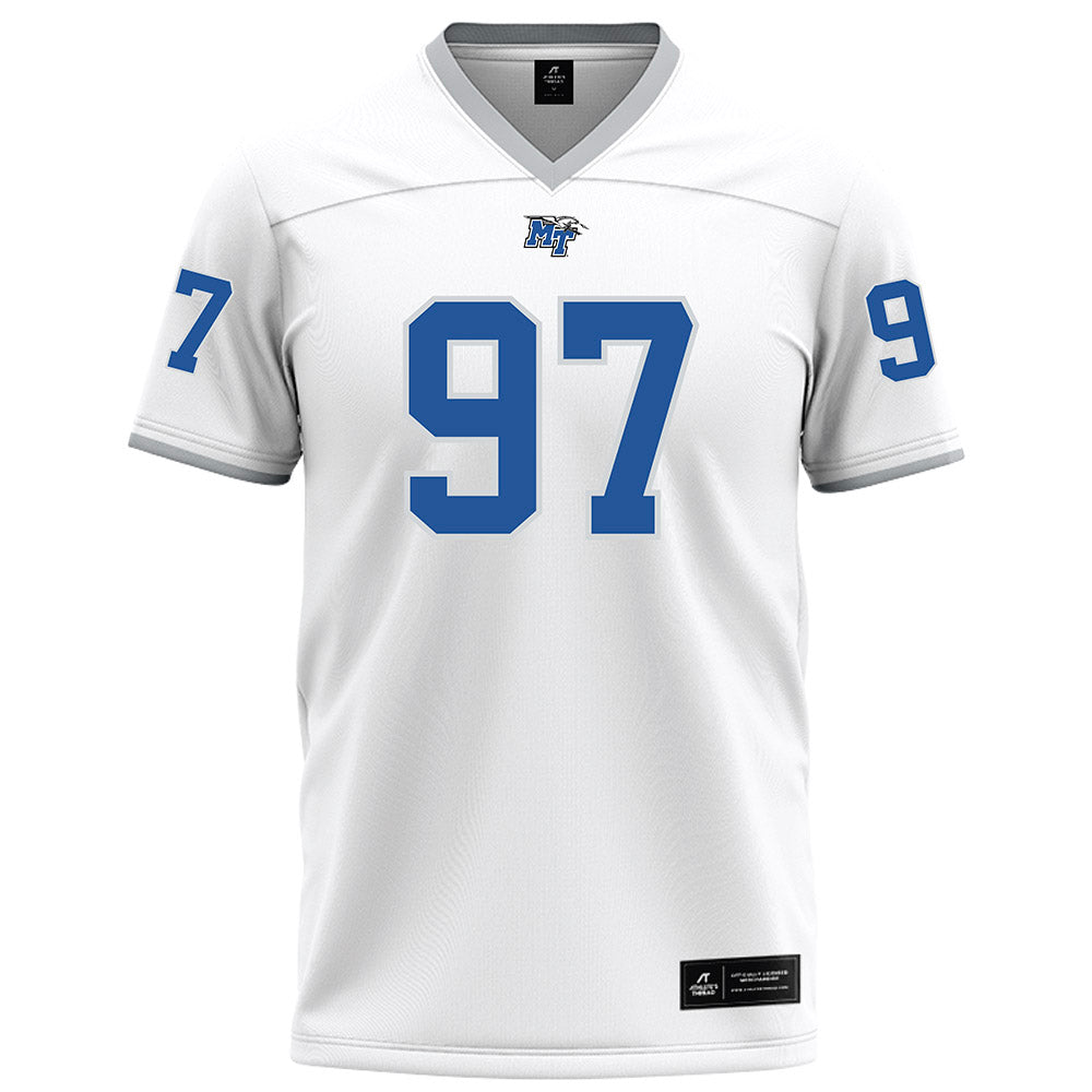 MTSU - NCAA Football : Grant Chadwick - White Football Jersey