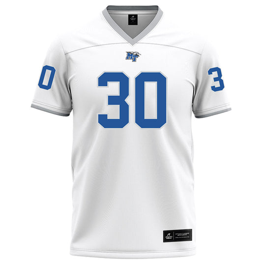 MTSU - NCAA Football : Rai'keyrean Chandler - White Football Jersey-0