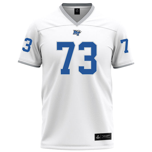 MTSU - NCAA Football : Joseph Habinowski - White Football Jersey-0