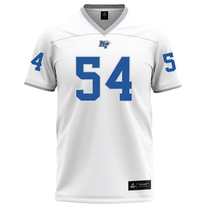 MTSU - NCAA Football : Nolan Forsha - White Football Jersey