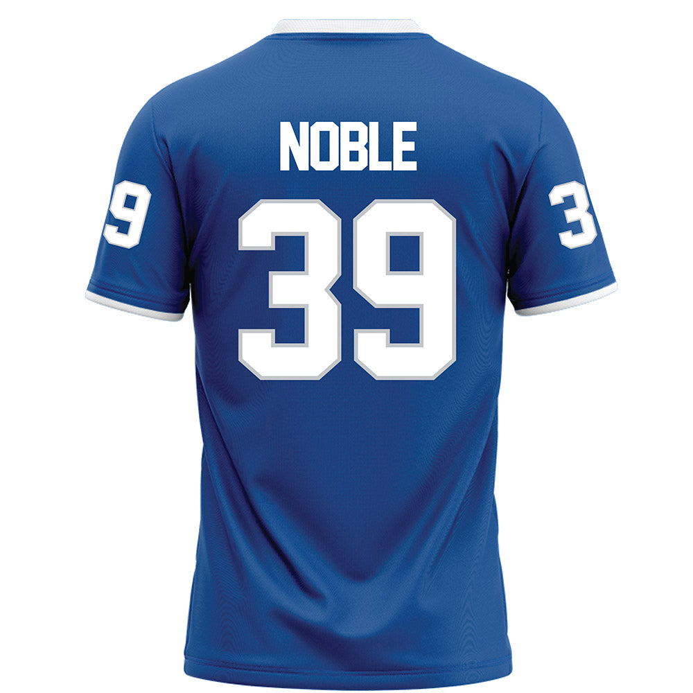 MTSU - NCAA Football : Christofer Noble - Blue Football Jersey-1