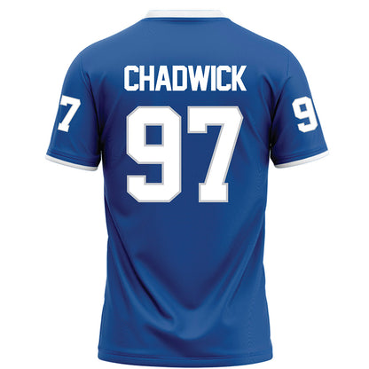 MTSU - NCAA Football : Grant Chadwick - Blue Football Jersey