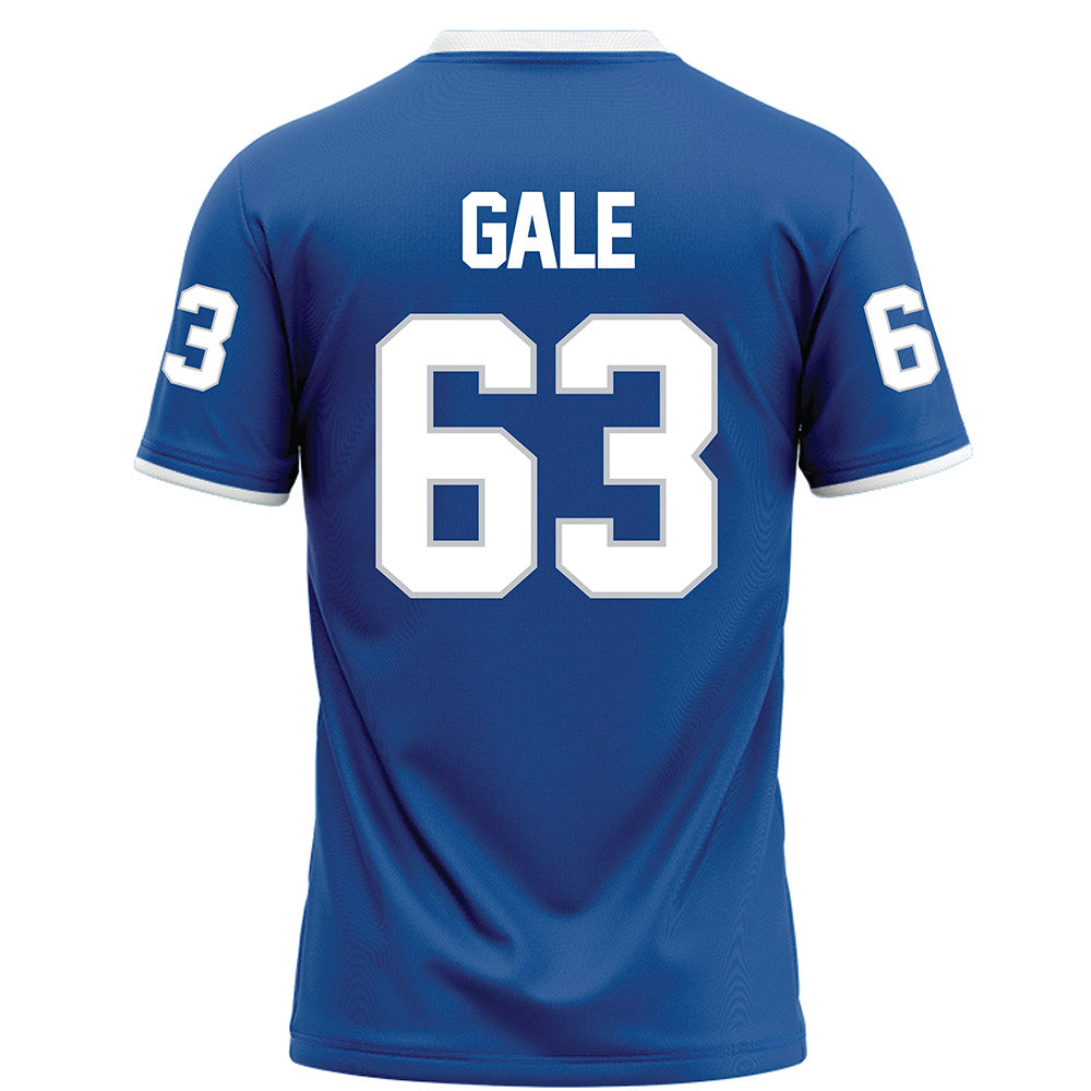 MTSU - NCAA Football : Alexander Gale - Blue Football Jersey