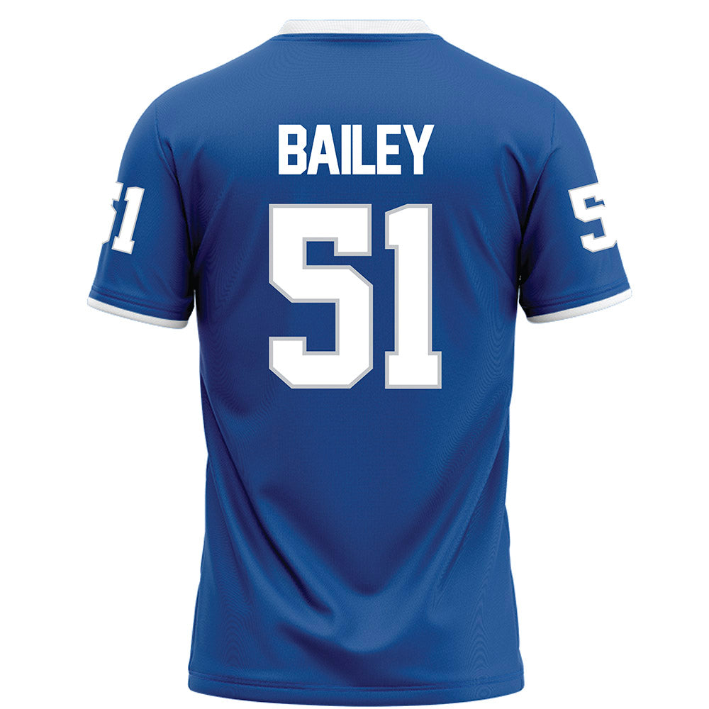 MTSU - NCAA Football : Amarrien Bailey - Blue Football Jersey-1