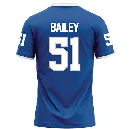 MTSU - NCAA Football : Amarrien Bailey - Blue Football Jersey-1