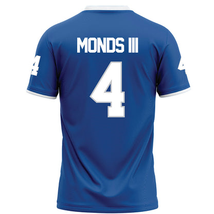 MTSU - NCAA Football : James Monds III - Blue Football Jersey