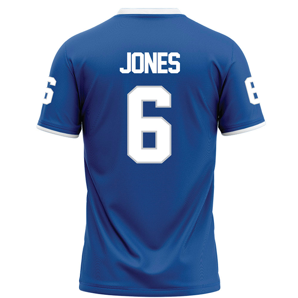 MTSU - NCAA Football : Antoine Jones - Blue Football Jersey-1
