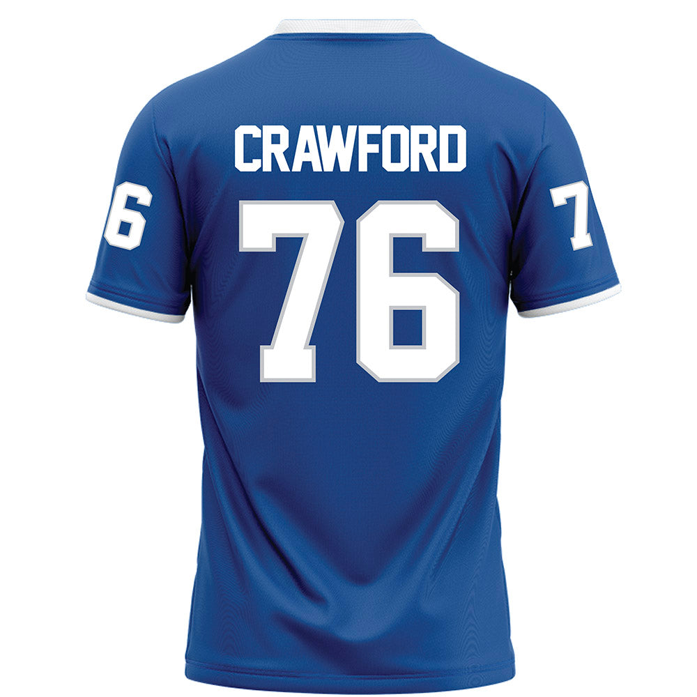 MTSU - NCAA Football : Shamar Crawford - Blue Football Jersey