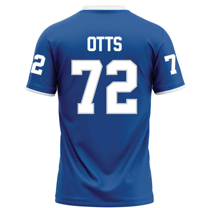 MTSU - NCAA Football : Jacob Otts - Blue Football Jersey-1